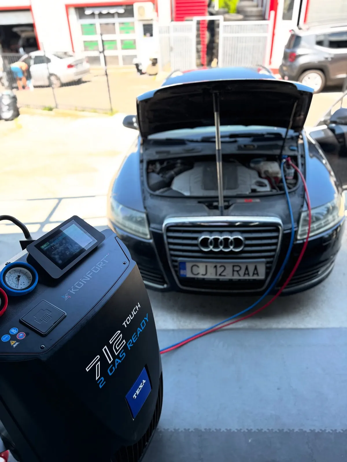 Reîncărcare freon Audi A6 în Cluj-Napoca la Quik Detailing (gaz R134a)