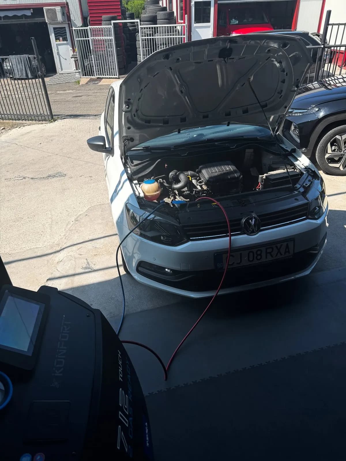 Reîncărcare freon VW Golf în Cluj-Napoca la Quik Detailing (gaz R134a)