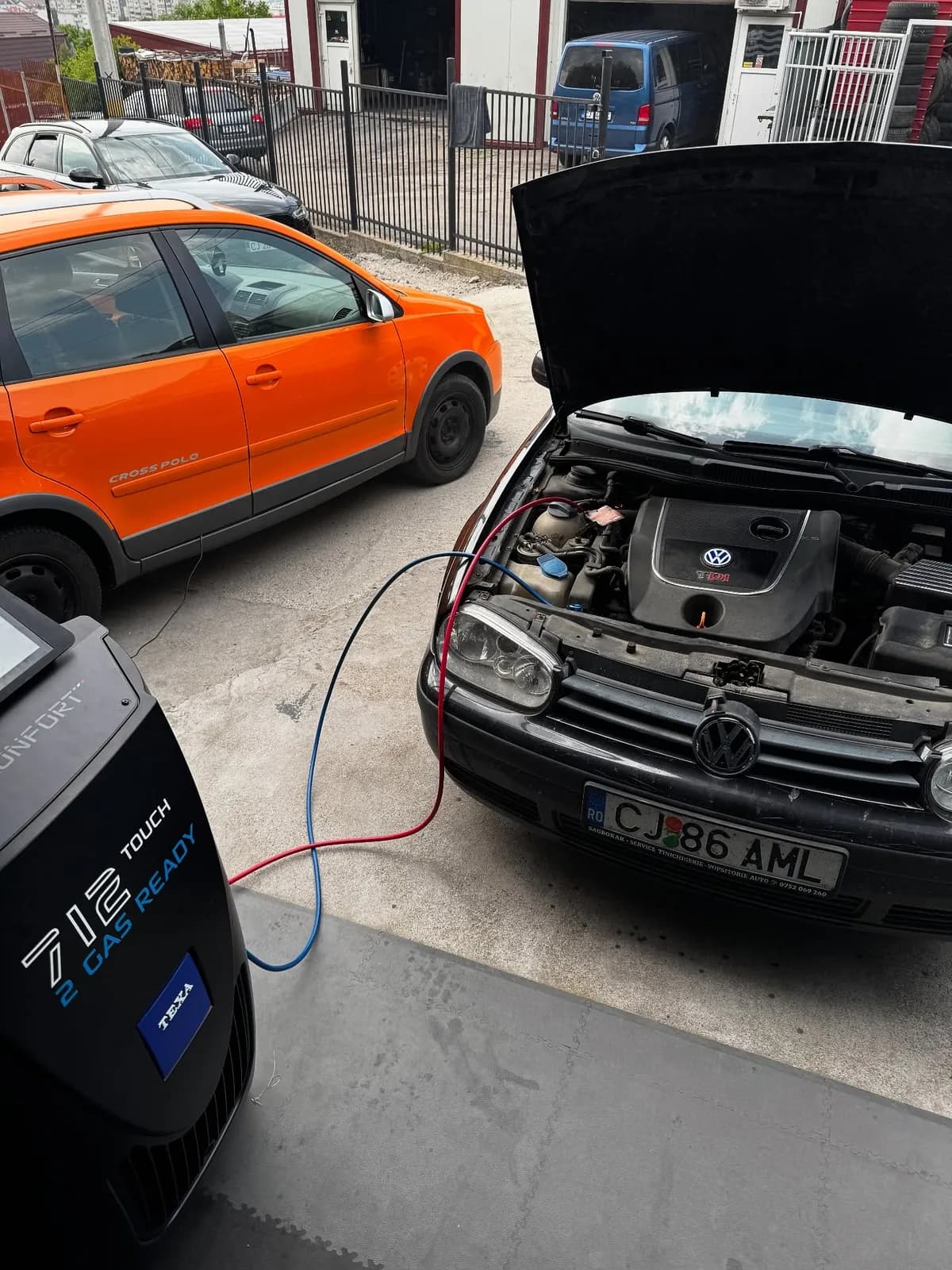 Reîncărcare freon VW Bora în Cluj-Napoca la Quik Detailing (gaz R134a)