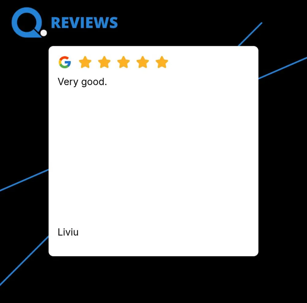 Recenzie Google verificată — Quik Detailing Cluj